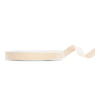 Beige velourbånd 15mm