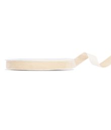 Beige velourbånd 15mm