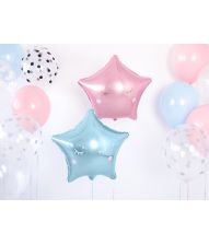 Stjerne folieballon sky blå 48 cm