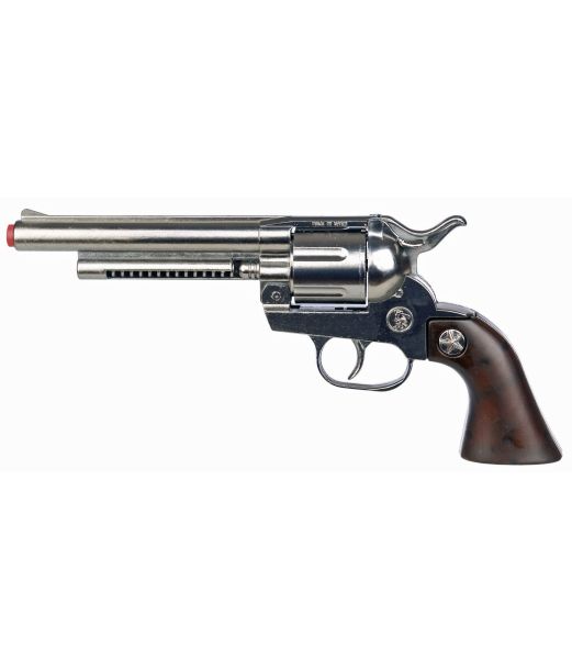 Metal cowboy revolver 