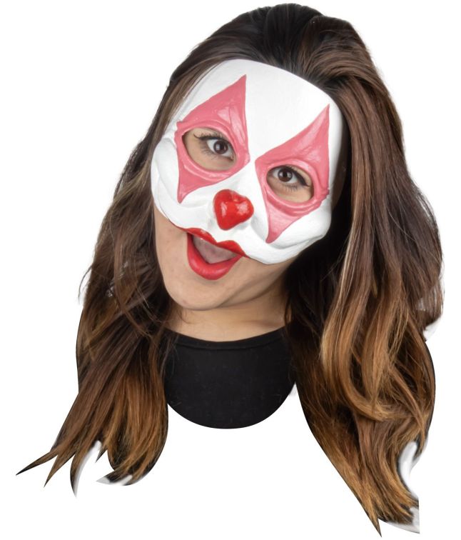 Harlekin Klovn maske