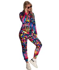 Neon Party joggingdragt