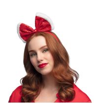 Julehårbøjle med sløjfe