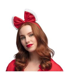 Julehårbøjle med sløjfe