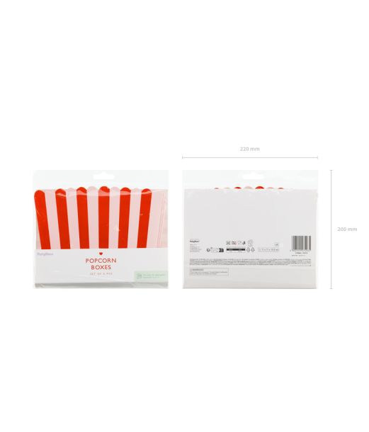Popcornbæger, 6 stk.