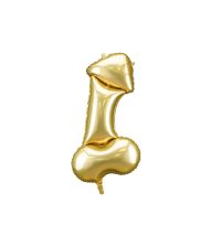 Guld tissemand folieballon