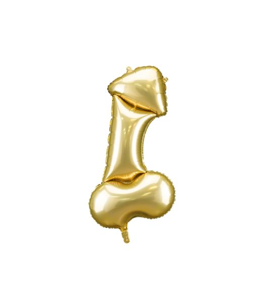 Guld tissemand folieballon