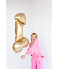 Guld tissemand folieballon