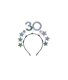 Hårbøjle med stjerner 30 år