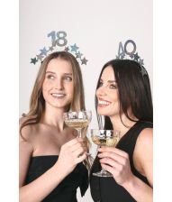 Hårbøjle med stjerner 18 år 