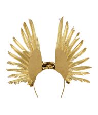 Guld fjer hårbøjle