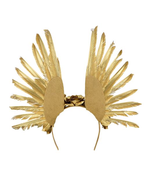 Guld fjer hårbøjle