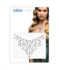 Klare smykkesten til bryst