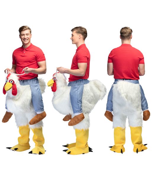 Kylling  ride-on kostume