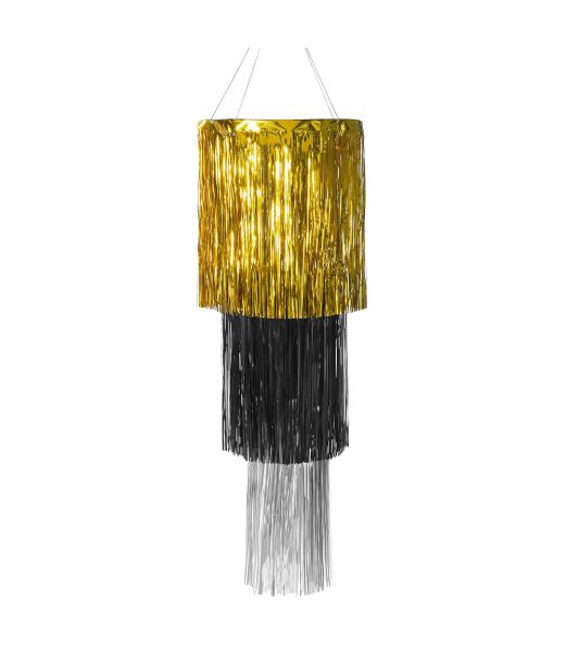 Folieophæng  i guld, sort og sølv