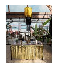 Folieophæng  i guld, sort og sølv