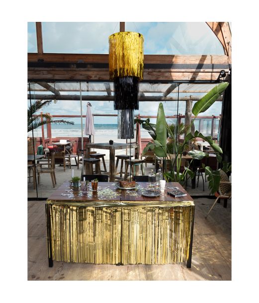 Folieophæng  i guld, sort og sølv