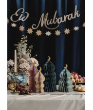 Eid Mubarak papirvæv, 4 stk