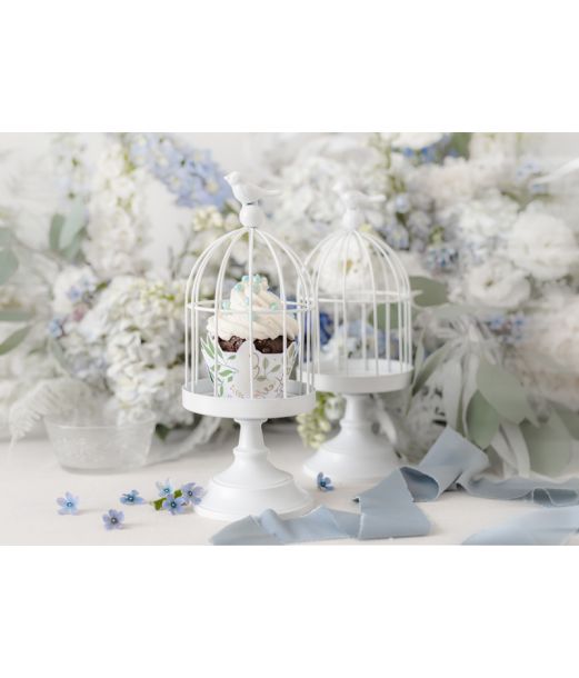 Blomster cupcake omslag 6 stk