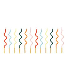 Lange snoede kagelys, multi