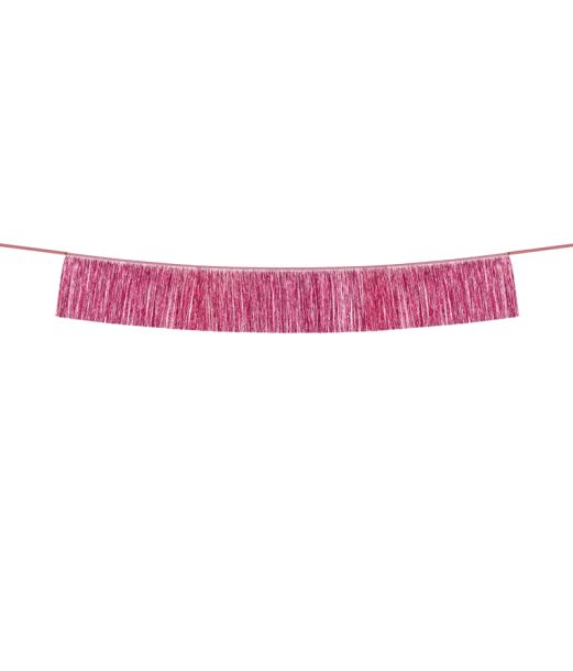 Pink frynse guirlande