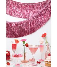 Pink frynse guirlande