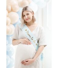 Skærf MOM TO BE blå