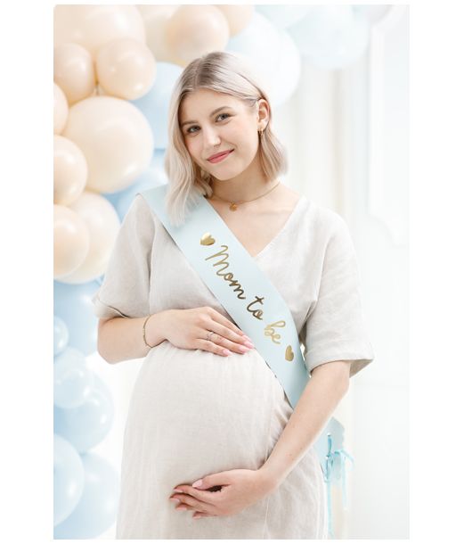 Skærf MOM TO BE blå