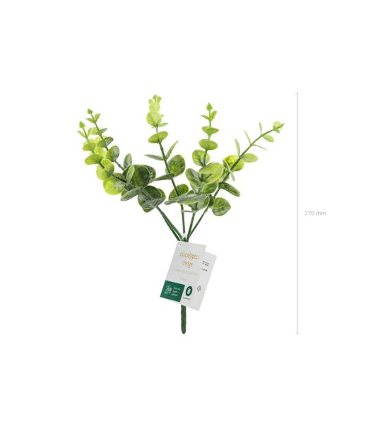Kunstig eucalyptus gren, 1 stk