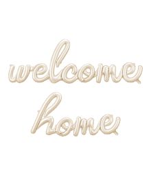 Folieballon Welcome home, champange