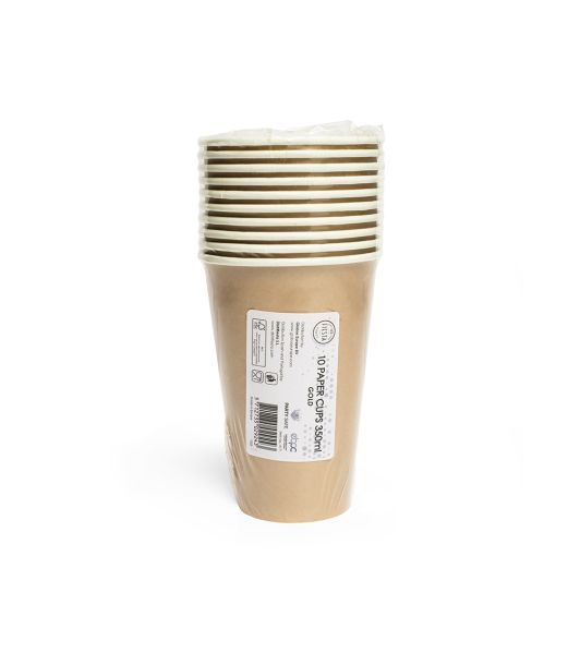 Guld papkrus 350ml 10 stk