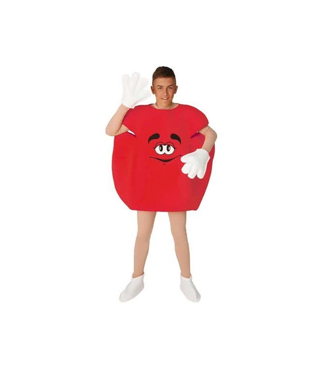 Rødt chokolade kostume