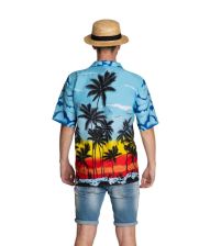 Hawaii skjorte blå paradis