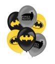 Batman latex balloner 6stk 