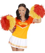 Pom pom rød og gul