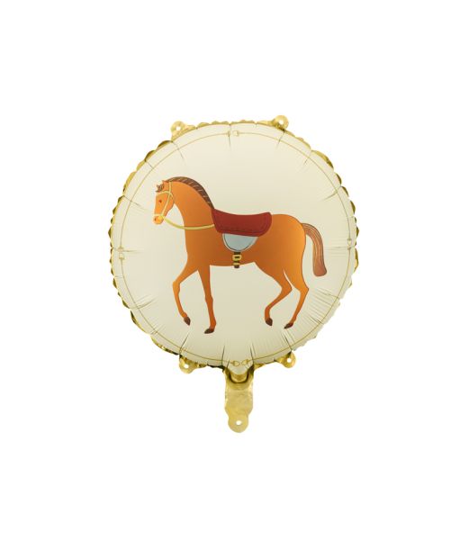 Hest folieballon, 35 cm