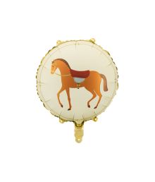 Hest folieballon, 35 cm