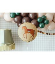 Hest folieballon, 35 cm