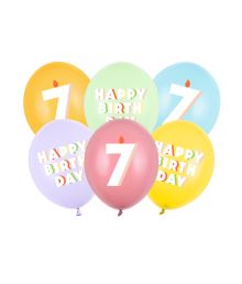 Ballonbuket Happy Birthday, 7 år