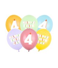 Ballonbuket Happy Birthday, 4 år