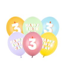 Ballonbuket Happy Birthday, 3 år