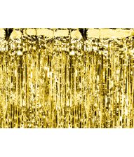 Guld foliegardin, 100 x 200 cm