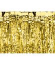 Guld foliegardin, 100 x 200 cm