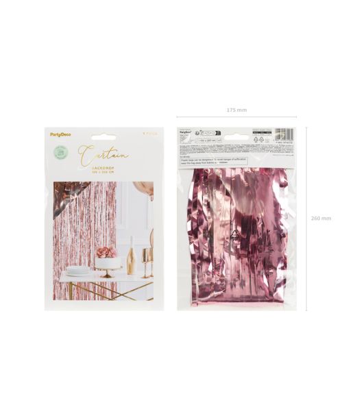 Rose gold foliegardin