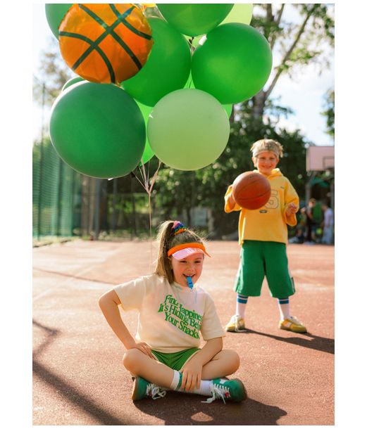 Basketball folieballon, 35 cm