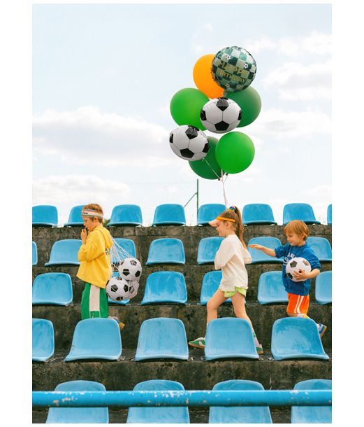 Fodbold folieballon, 35 cm