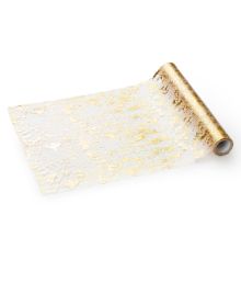 Guld net bordløber 36 cm x 9 m
