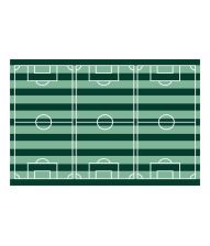 Fodbold dug, 120 x 180 cm