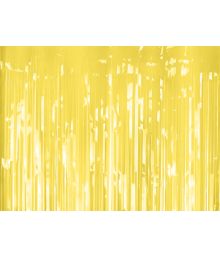 Lys gult foliegardin, 100 x 200 cm