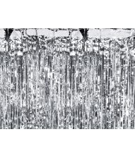 Sølv foliegardin, 100 x 200 cm